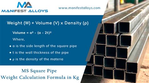ms pipe weight calculator excel