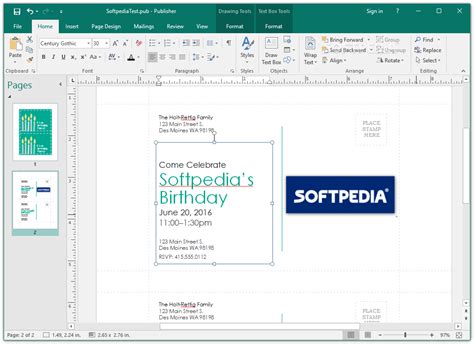 ms publisher 2016 notes