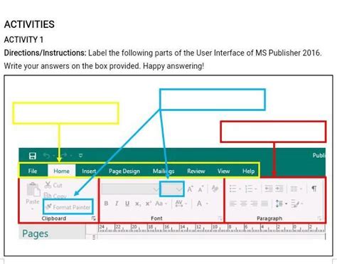 Ms Publisher Test And Answer
