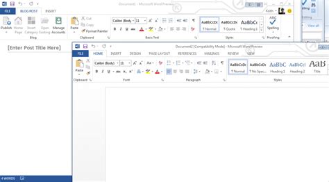 Ms Word 2013
