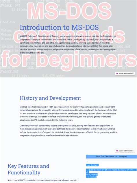 Read Online Ms Dos Pdf Tutorial Wordpress 