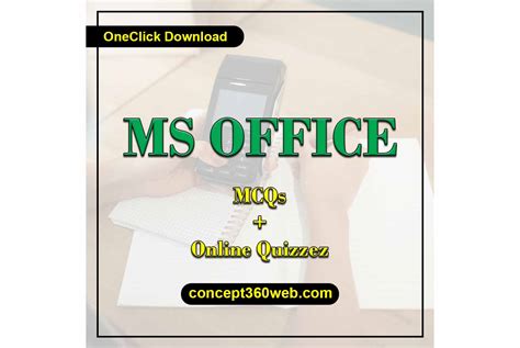 Read Ms Office Mcqs With Answers 