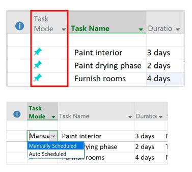 Full Download Ms Project Manual Vs Automatic Scheduling 