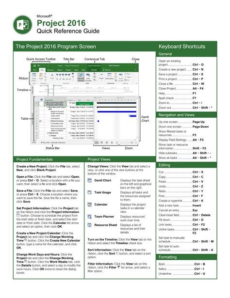 Read Ms Project User Guide 