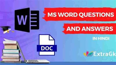 Full Download Ms Word Questions And Answers In Hindi 
