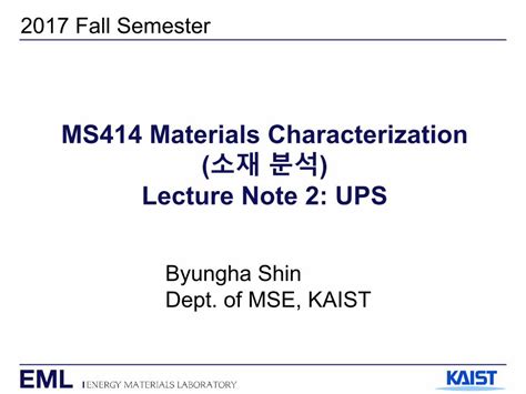 Full Download Ms482 Materials Characterization Energymatlab Kaist 