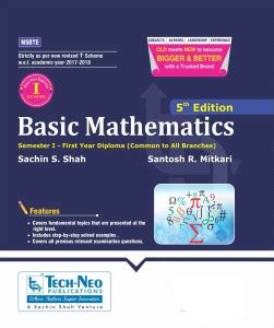 Msbte Diploma Basic Mathematics Books