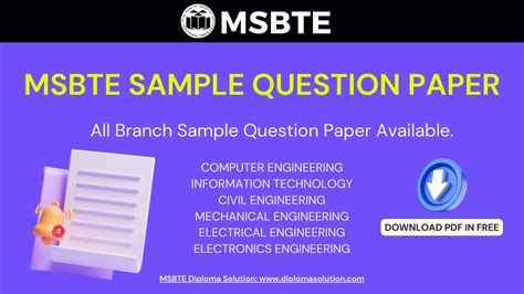 Read Online Msbte Sample Question Paper 17216 