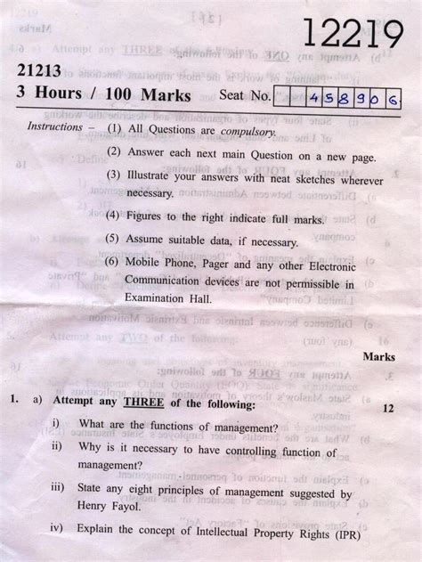 Read Msbte Sample Question Paper 2Nd Sem 