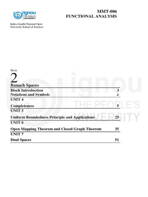 Msc Maths Functional Analysis