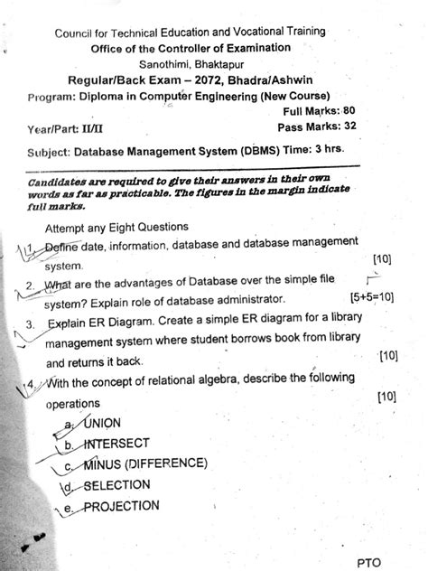 Read Msc Visual Basic And Oracle Question Paper 