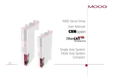 Full Download Msd Servo Drive Canopen Ethercat Moog Inc 