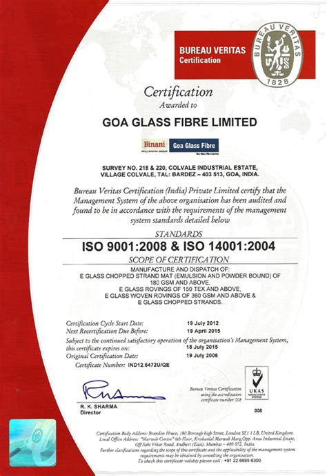 Read Online Msds Glass Fiber Products Goa Glass Fibre Limited 