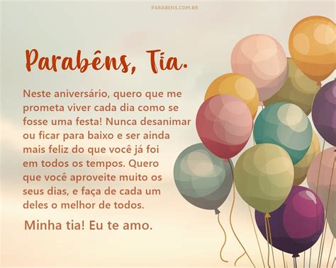 Msg De Aniversário Tia