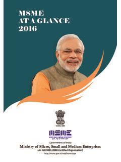 Msme At A Glance 2016 Title