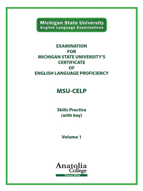 Msu Celp Practice Test 1 Msu Exams Drive