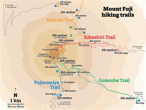 Mt Fuji Map