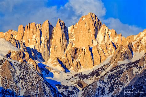 Mt Whitney Mountain Range