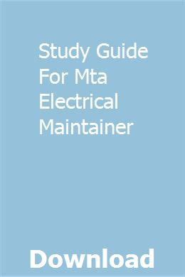 Mta Electronic Equipment Maintainer Study Guide