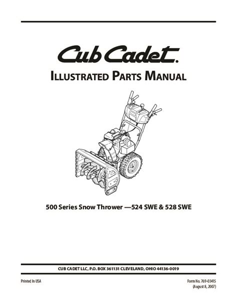 mtd cub cadet workshop manual