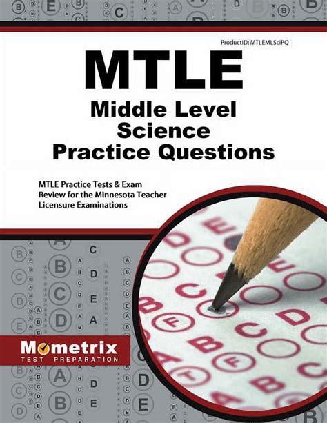 Mtle Minnesota Middle Level Science 5 8 Teacher Certification Test Prep Study Guide