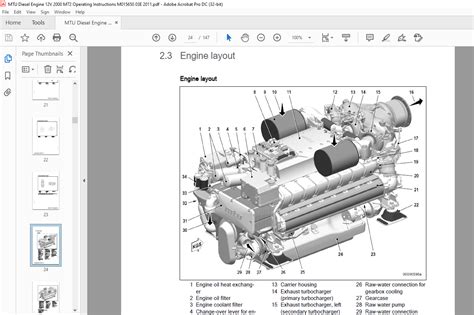 Read Online Mtu 12V 2000 Engine Service Manual File Type Pdf 