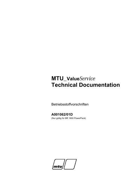 Full Download Mtu Valueservice Technical Documentation 