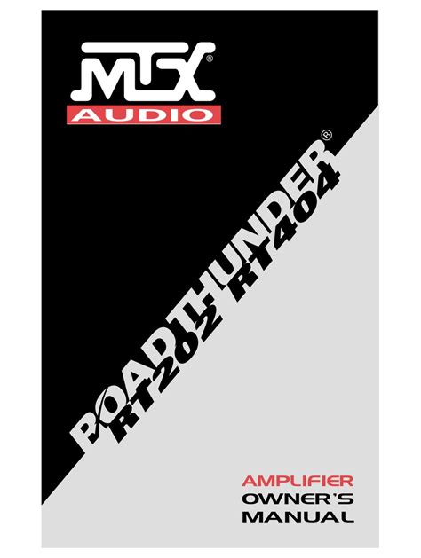 Download Mtx Thunder Manual Full Online Hsirt 