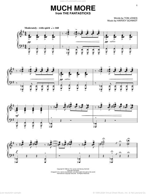 Much More The Fantasticks Sheet Music