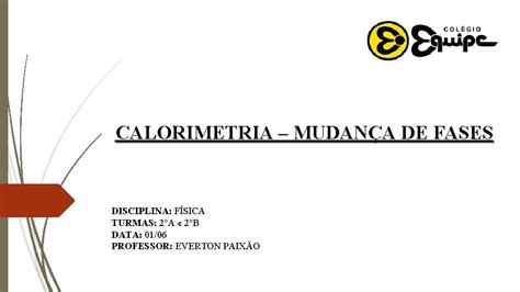 Mudança De Fases