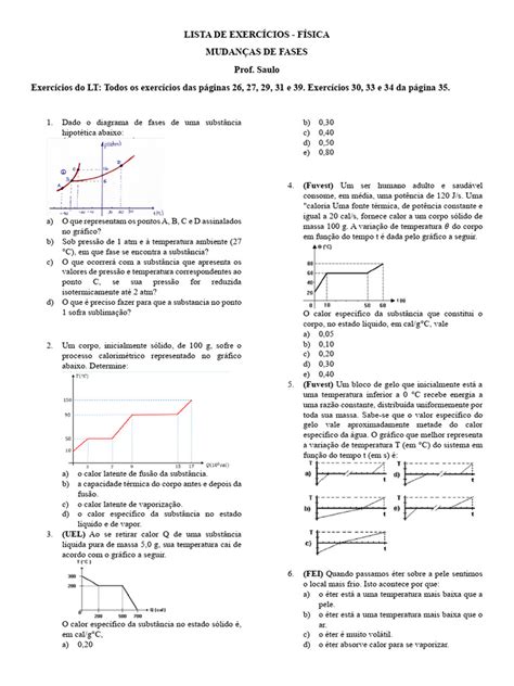 Mudanças De Fase