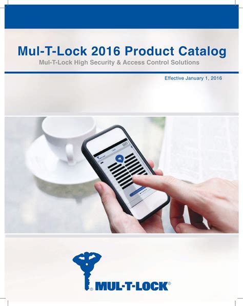 Mul T Lock Catalog