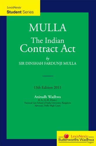 Download Mulla The Indian Contract Act 13Th Edition 