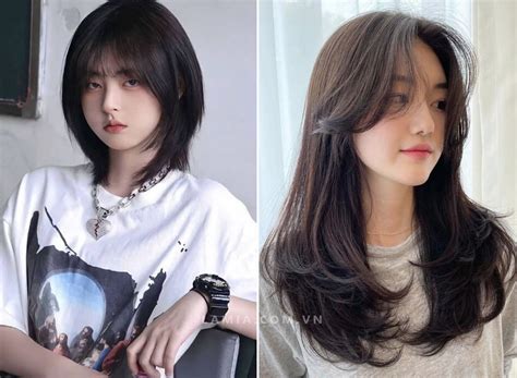 mullet layer nữ | 35 kiu tc Mullet Layer n p