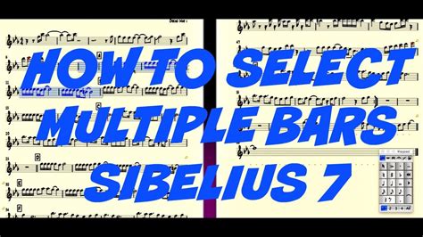 multi bar rests in sibelius 7
