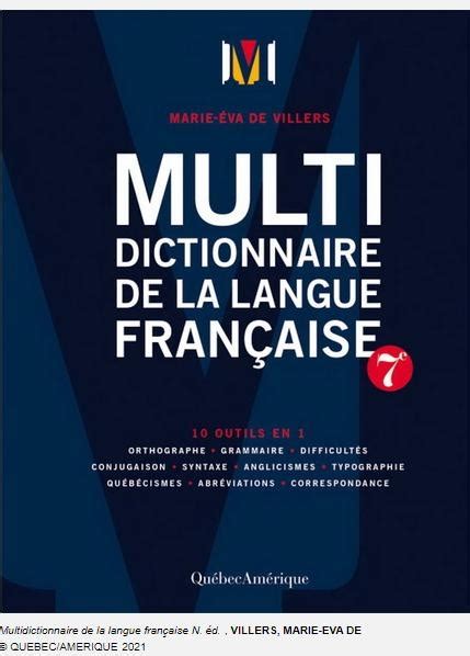 multi dictionnaire de la langue frana aise
