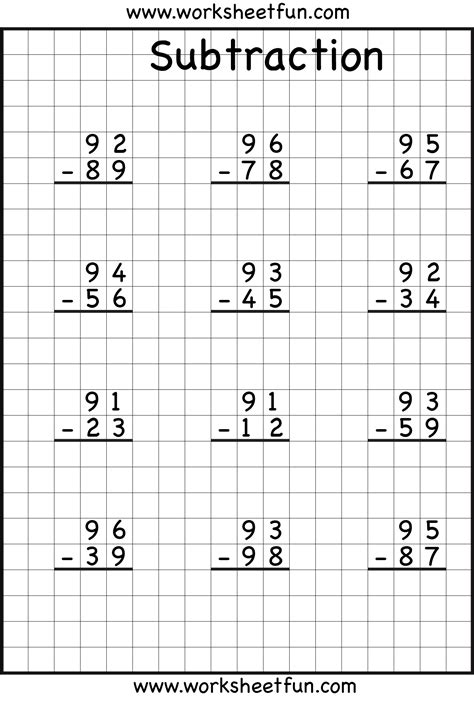 Multi Digit Subtraction With Regrouping 6798 3359 Khan Adding And Subtracting Multi Digit Numbers - Adding And Subtracting Multi Digit Numbers