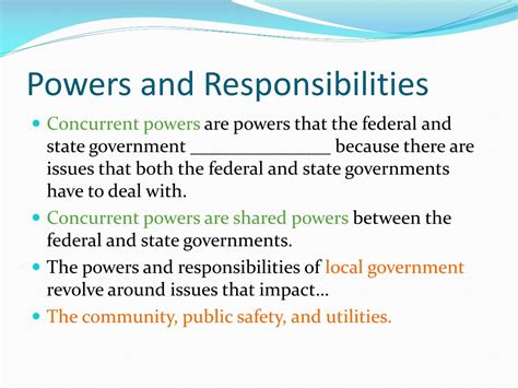 multi regional government responsibilities constitution