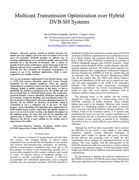 Multicast Transmission Optimization