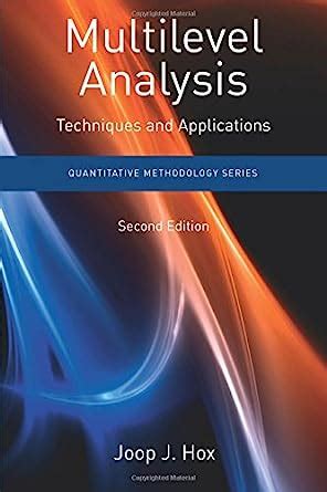Read Multilevel Analysis Techniques And Applications Second Edition 