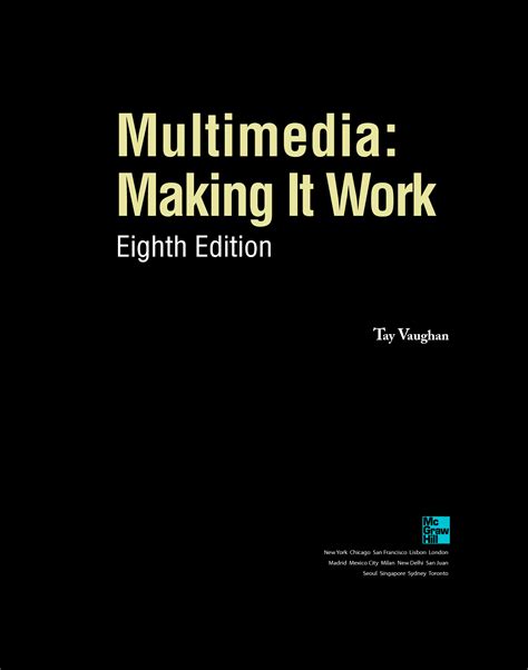 Read Online Multimedia Making It Work Eighth Edition 