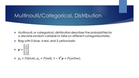 Multinoulli Distribution