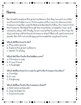 Multiple Choice Comprehension Questions For Lyddie Pdf
