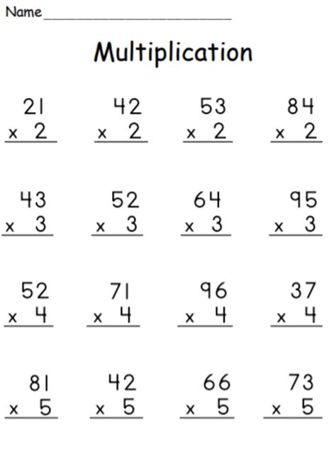 Multiple Digit Multiplication Worksheets Math Aids Com Math Aid Multiplication - Math Aid Multiplication