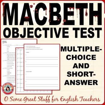 Full Download Multiple Choice Unit Test Macbeth Answers 