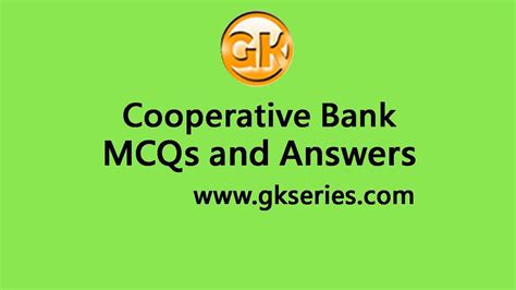 Read Multiple Questions And Answers On Cooperative Bank 