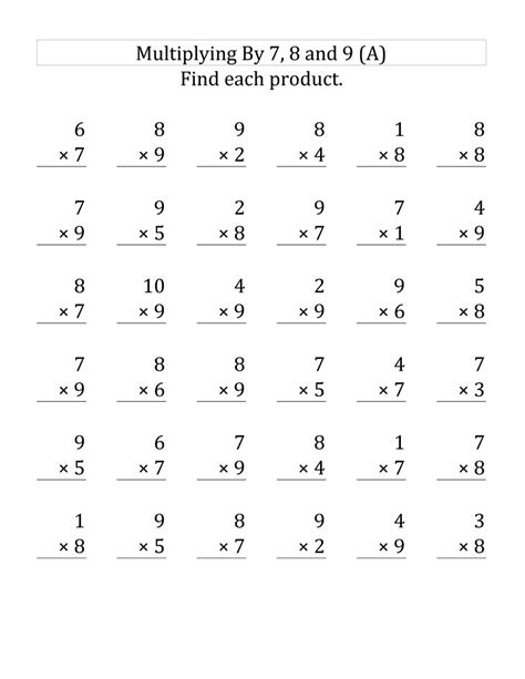 Multiples Of 7 Drills 3rd Grade 4th Grade Multiples Of 7 Worksheet - Multiples Of 7 Worksheet
