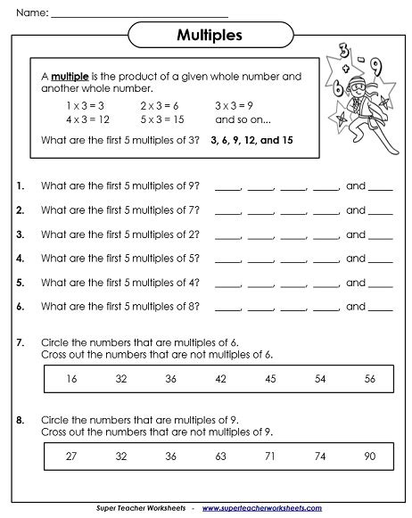 Multiples Worksheets Super Teacher Worksheets Multiples Of 7 Worksheet - Multiples Of 7 Worksheet