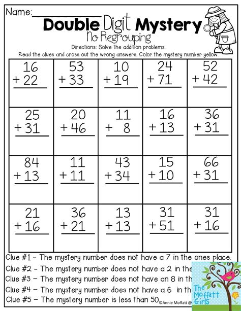 Multiplication 2 By 2 Digit Mystery Picture Valentine 2 Digit Multiplication Grid Paper - 2 Digit Multiplication Grid Paper