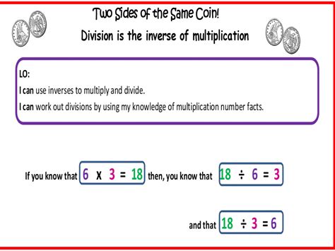 Multiplication And Division Inverse Operations Tes Inverse Operations Year 3 - Inverse Operations Year 3